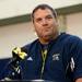 Michigan head coach Brady Hoke answers questions from the media during a press conference at the Al Glick Fieldhouse on Monday, August 5, 2013. Melanie Maxwell | AnnArbor.com